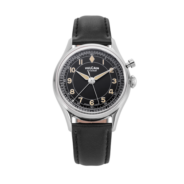 VULCAIN 窩路堅經典鬧鈴系列手上鍊腕錶 39mm 100168B97.BAC201
