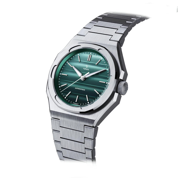 YEMA 野馬 Wristmaster Traveller 城市旅行家八角形機械錶 39mm YWTR24-ZMS