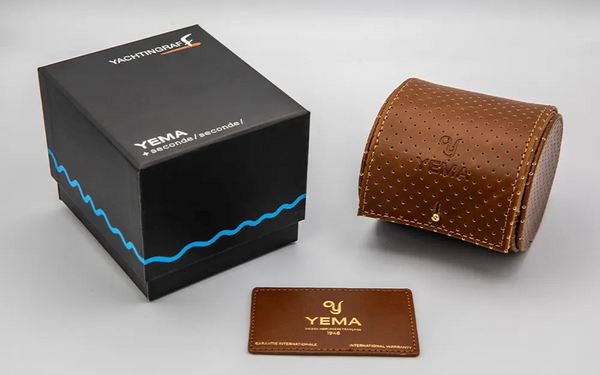 YEMA 野馬 Yachtingraff seconde / seconde/ 聯名機械石英混合機芯腕錶 39mm YMHF1588-ATPS