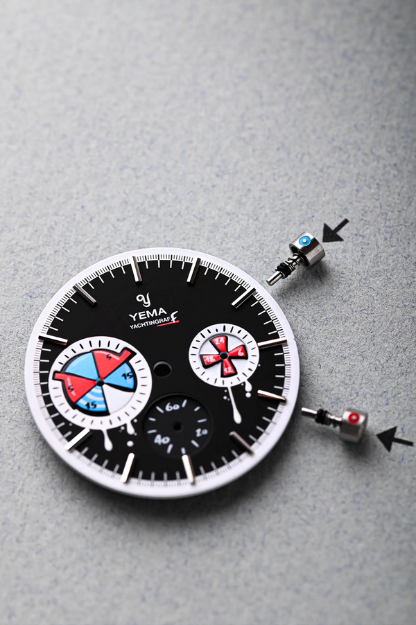 YEMA 野馬 Yachtingraff seconde / seconde/ 聯名機械石英混合機芯腕錶 39mm YMHF1588-ATPS