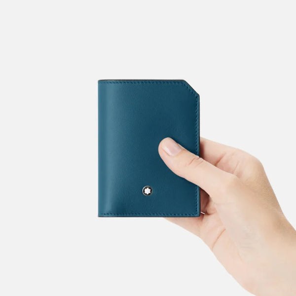 MONTBLANC 萬寶龍 大師傑作(大班)精選柔軟系列 4 卡式迷你皮夾 131246