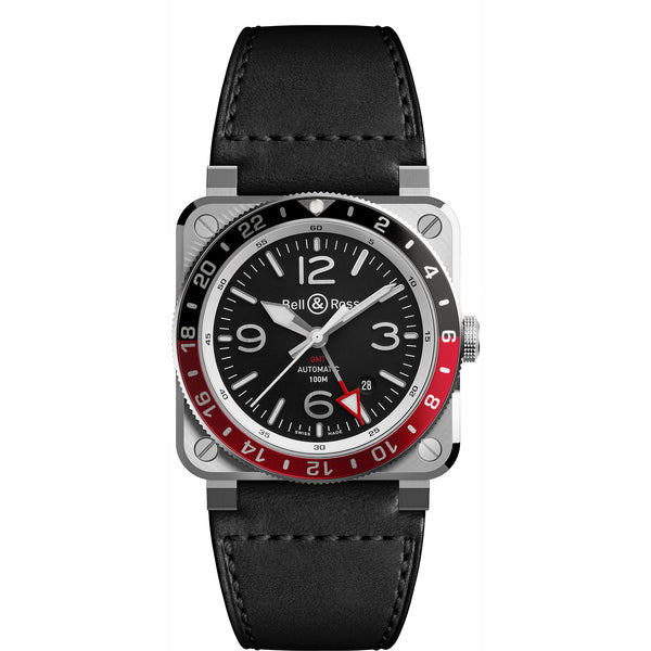 Bell & Ross 柏萊士 BR 03-93 GMT 可樂圈 BR0393-BL-ST/SCA