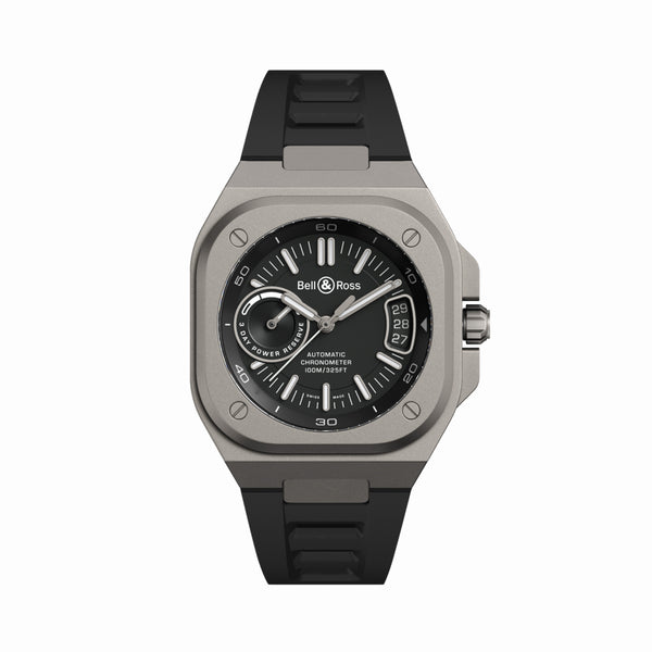 Bell & Ross 柏萊士 BR-X5 BLACK TITANIUM Rubber 自製機芯鈦金屬機械腕錶 41mm