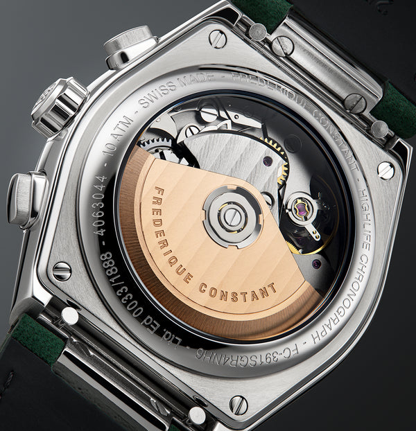 Frederique Constant 康斯登 HIGHLIFE 熊貓計時碼錶機械腕錶 41mm FC-391SGR4NH6
