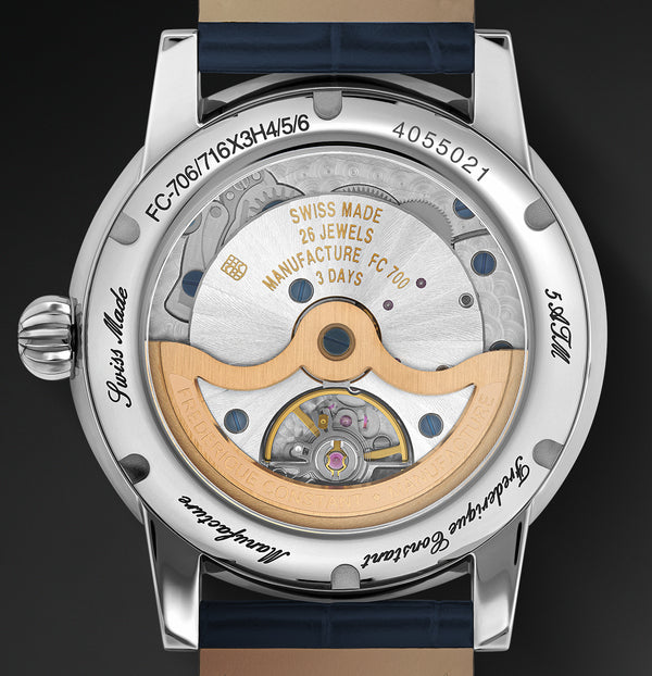 Frederique Constant 康斯登 Manufacture 自製機芯指針式日期顯示 40mm FC-706S3H6