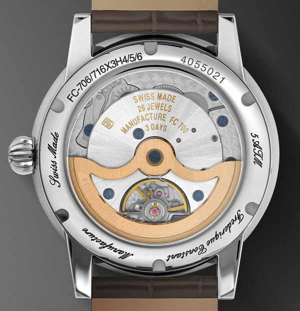 Frederique Constant 康斯登 Manufacture 自製機芯指針式日期顯示 40mm FC-706SAL3H6