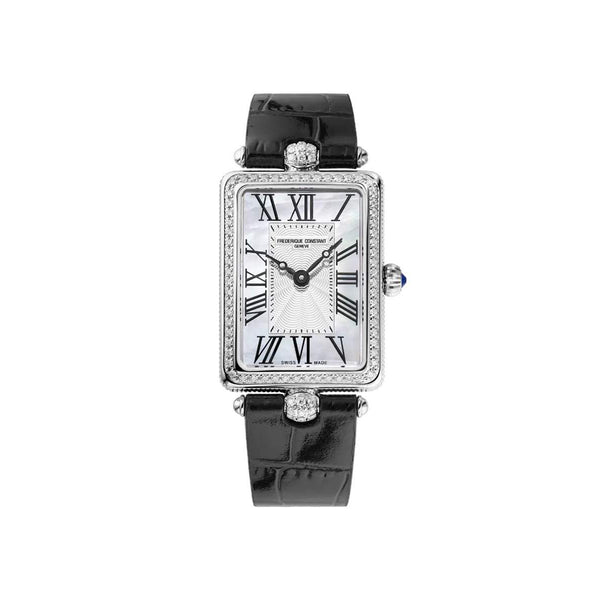 Frederique Constant 康斯登 Art Deco Carree 方形典雅真鑽石英女士腕錶 28×20.70mm 200MPW2ACD6