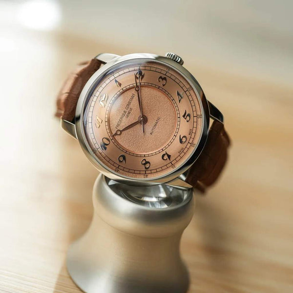 Frederique Constant 康斯登 Classics Premiere系列鮭魚面盤歐洲限定腕錶 38mm FC-301SAL3B6