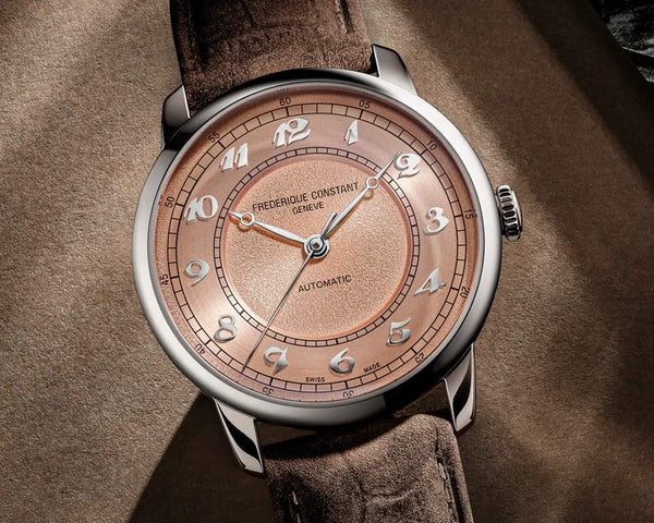 Frederique Constant 康斯登 Classics Premiere系列鮭魚面盤歐洲限定腕錶 38mm FC-301SAL3B6