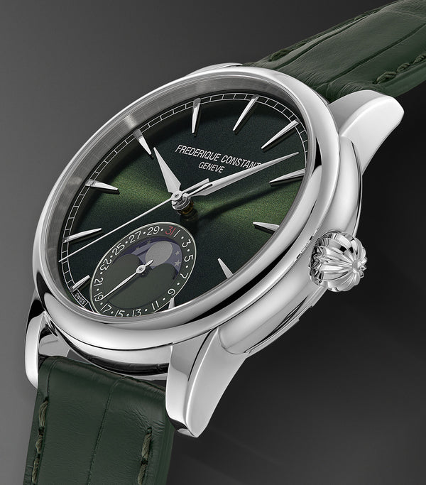 Frederique Constant 康斯登 Manufacture 自製機芯指針式月相日期顯示 40mm FC-716GR3H6