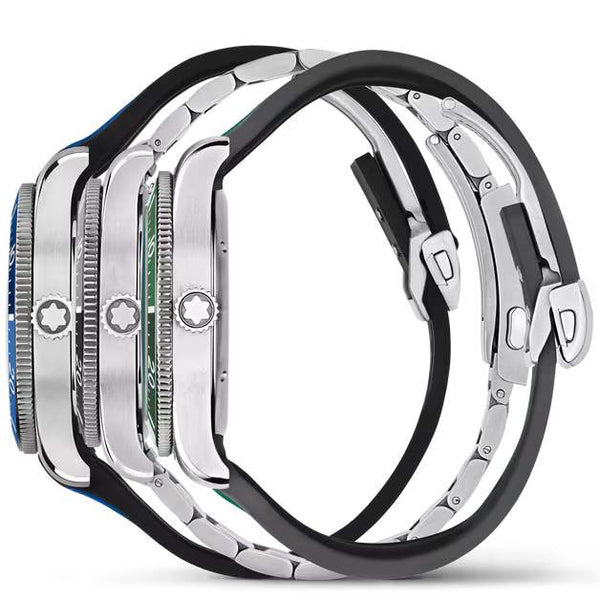 MontBlanc 萬寶龍 Iced Sea 日期顯示自動腕錶限量版套裝 - 191 套 MB131326