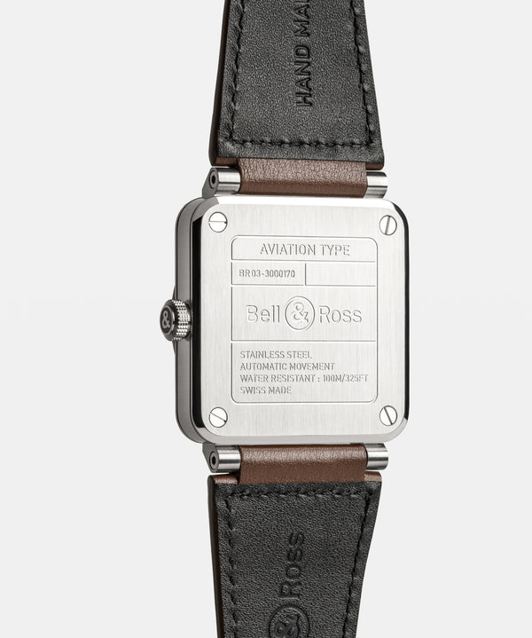 Bell & Ross 柏萊士 BR-03 GOLDEN HERITAGE 不鏽鋼自動腕錶 41mm BR03A-GH-ST/SCA