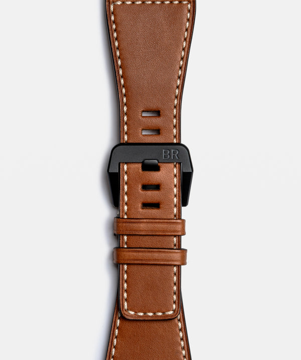 Bell & Ross 柏萊士 BR-03 HERITAGE 黑色陶瓷自動腕錶 41mm BR03A-HER-CE/SCA