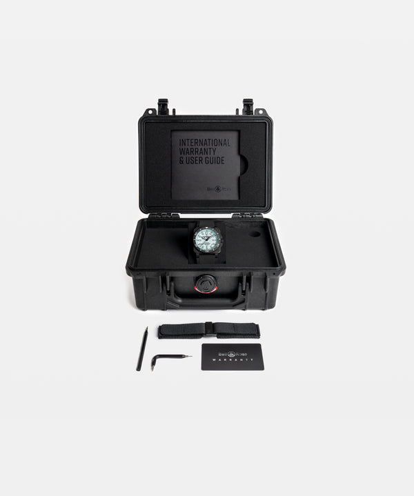 Bell & Ross 柏萊士 BR-03 DIVER FULL LUM CERAMIC 陶瓷300米潛水自動腕錶 42mm BR03A-D-LM-CE/SRB