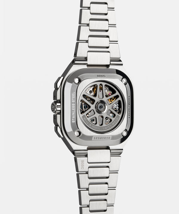Bell & Ross 柏萊士 BR-05 Chrono Black Steel 計時機械腕錶 42mm BR05C-BLC-ST/SST