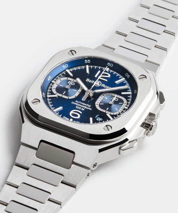 Bell & Ross 柏萊士 BR-05 Chrono Blue Steel 計時碼表 42mm BR05C-BLU-ST/SST