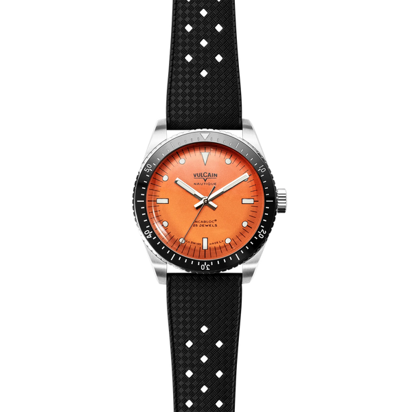 VULCAIN 窩路堅 Skindiver 潛水員系列200米機械腕錶 38mm 660170A67.BAC213