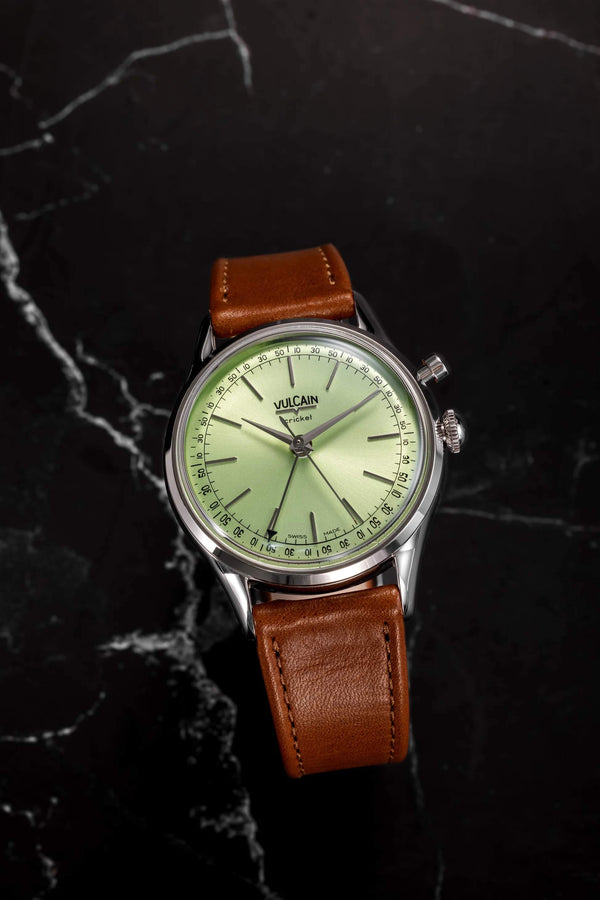 VULCAIN 窩路堅總統系列鬧鈴手上鍊腕錶 39mm 100173A90.BAC207