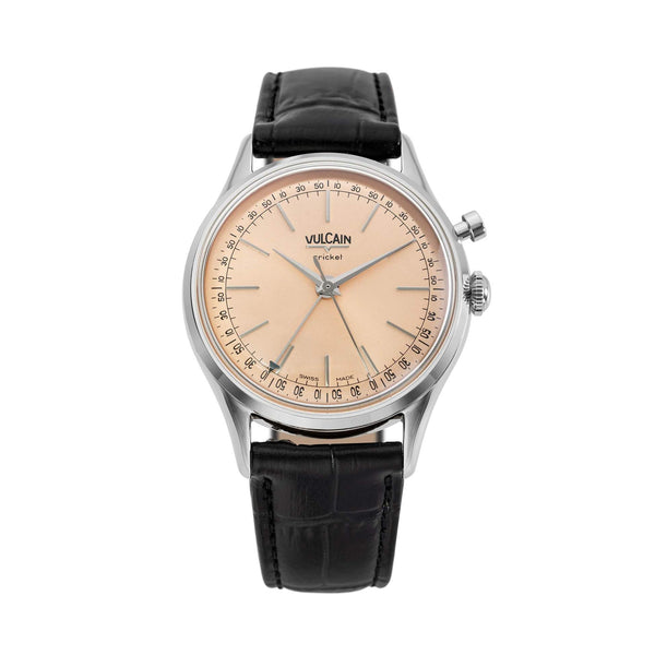 VULCAIN 窩路堅總統系列鬧鈴手上鍊腕錶 39mm 100173A80.BAN248