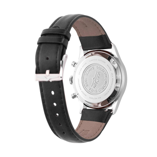 VULCAIN 窩路堅 1970系列熊貓面計時碼錶 38mm 640109A20.BAC201