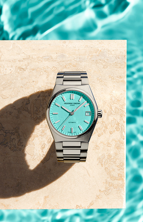 Frederique Constant 康斯登 HIGHLIFE 淺藍色機械腕錶 34mm FC-303LB2NH6B