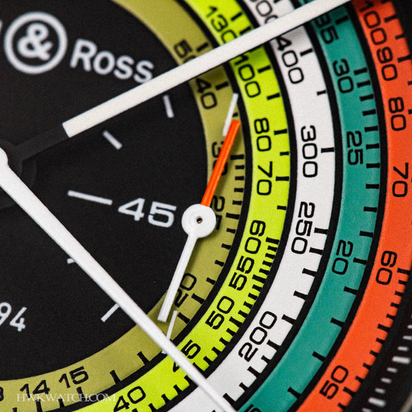 Bell & Ross 柏萊士 BR-03 MULTIMETER 多功能計時機械陶瓷腕錶 42mm BR0394-SW-CE/SRB