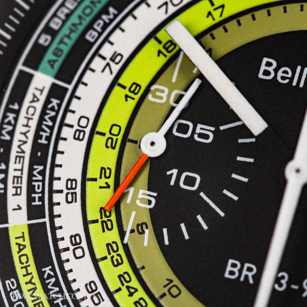 Bell & Ross 柏萊士 BR-03 MULTIMETER 多功能計時機械陶瓷腕錶 42mm BR0394-SW-CE/SRB
