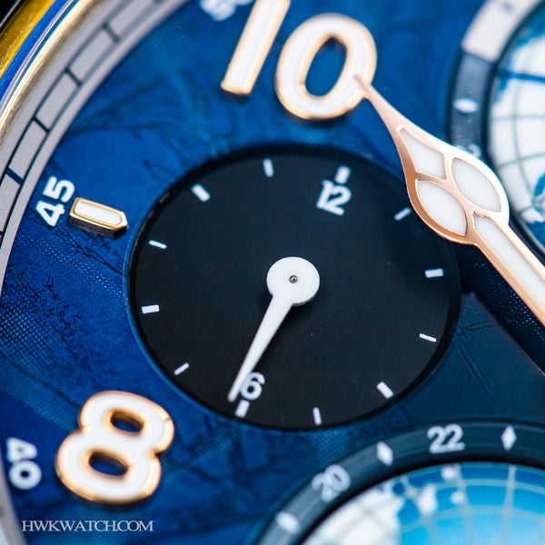 MontBlanc 萬寶龍 1858 Geosphere 世界時區0 Oxygen 零氧限量版青銅腕錶 MB129415