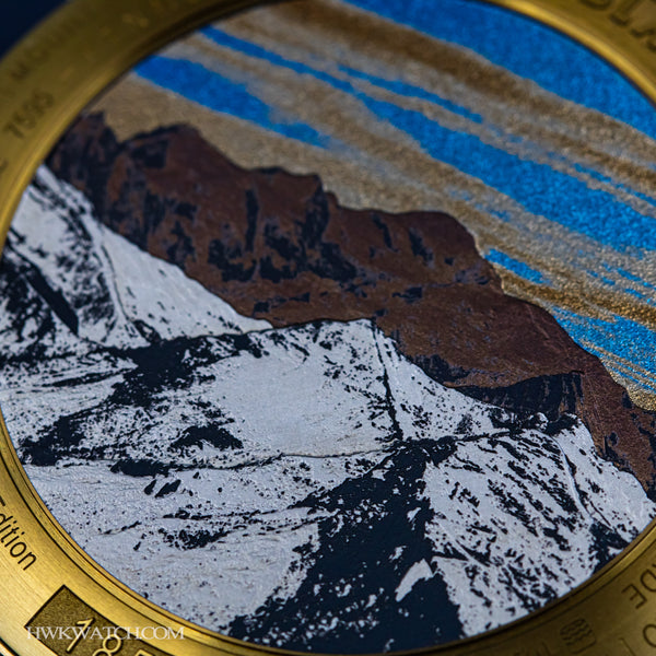 MontBlanc 萬寶龍 1858 Geosphere 世界時區0 Oxygen 零氧限量版青銅腕錶 MB129415