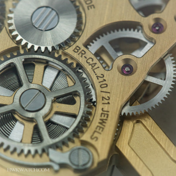 Bell & Ross 柏萊士 BR-01 CYBER SKULL Bronze 微笑骷顱青銅手上鏈自製機芯腕錶 45mm BR01-CSK-BR/SRB