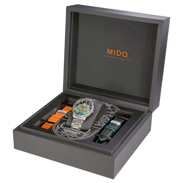 MIDO 美度 Commander 香榭系列 Gradient Catrines  墨西哥亡靈節特別版機械腕錶 40mm M0214071141104