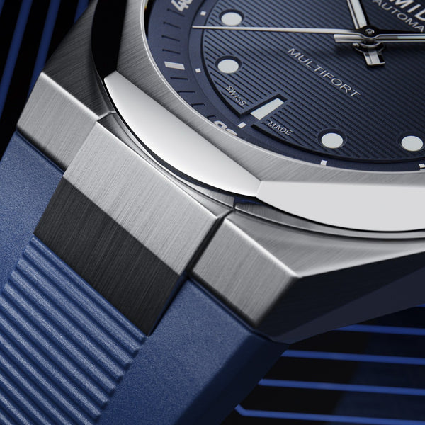 MIDO 美度 MULTIFORT 8 Two Crowns 先鋒系列雙錶冠八角形錶圈機械錶 40mm M0475071704100