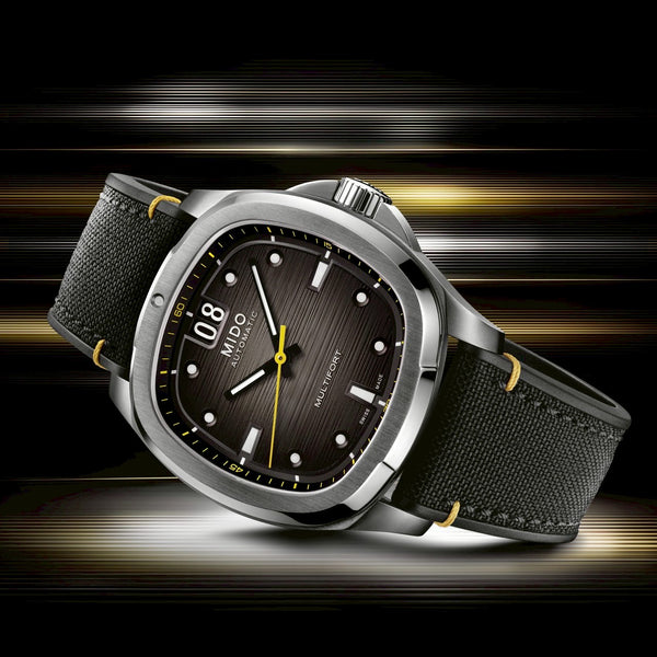 MIDO 美度 MULTIFORT 先鋒系列 TV Big Date 大日期窗腕錶 40mm M0495261708101