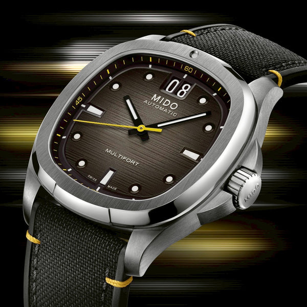 MIDO 美度 MULTIFORT 先鋒系列 TV Big Date 大日期窗腕錶 40mm M0495261708101