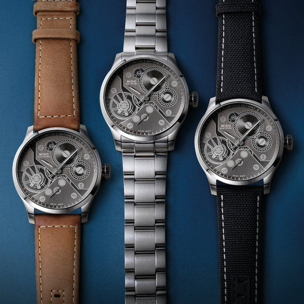 MIDO 美度 MULTIFORT 先鋒系列 Mechanical 手動上鍊腕錶 44mm M0386051106000