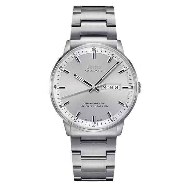 MIDO 美度 Commander 香榭系列天文台認證矽游絲機械腕錶 40mm M0214311103100