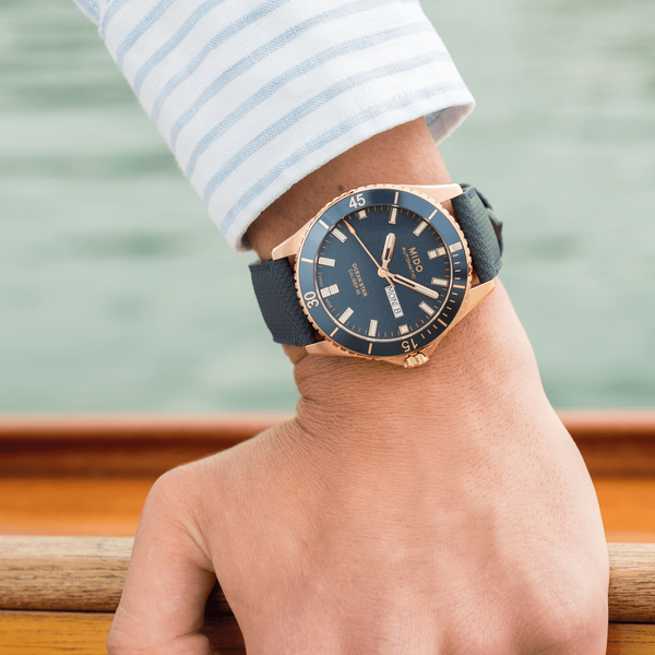 MIDO 美度 OCEAN STAR 海洋之星系列PVD玫瑰金200米機械潛水錶 42.50mm M0264303604100