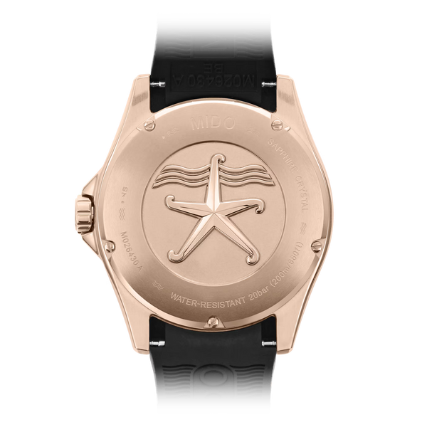 MIDO 美度 OCEAN STAR 海洋之星系列PVD玫瑰金200米機械潛水錶 42.50mm M0264303705100 - 新萬國鐘錶