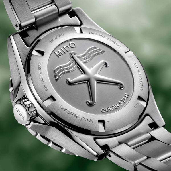 MIDO 美度 OCEAN STAR 海洋之星綠色陶瓷圈600米天文台認證 43.50mm M0266081105101