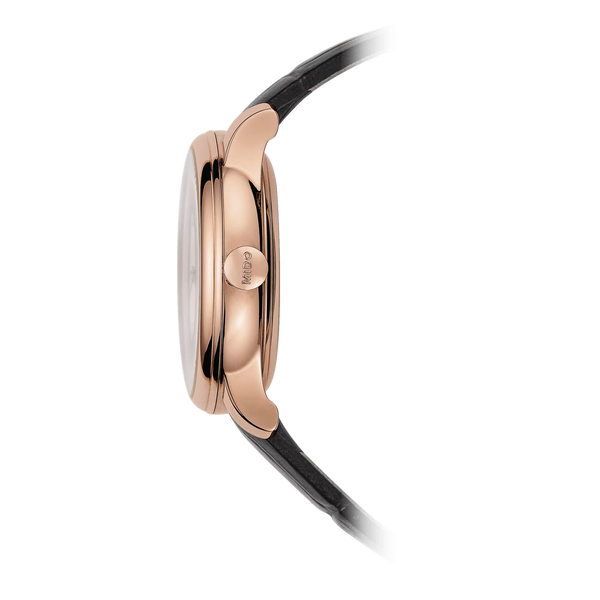 MIDO 美度 BARONCELLI 永恆系列PVD玫瑰金珍珠貝錶盤 34mm M0392073610600