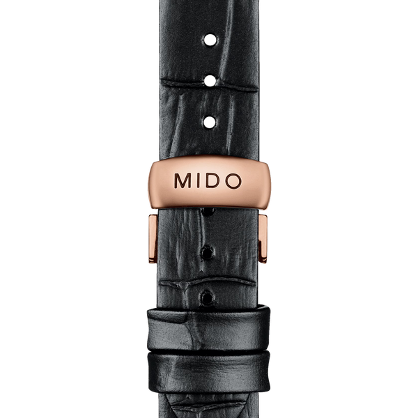 MIDO 美度 BARONCELLI 永恆系列PVD玫瑰金珍珠貝錶盤 34mm M0392073610600