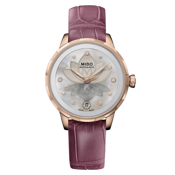 MIDO RAINFLOWER 美度花雨系列機械女士腕錶 34mm M0432073610600