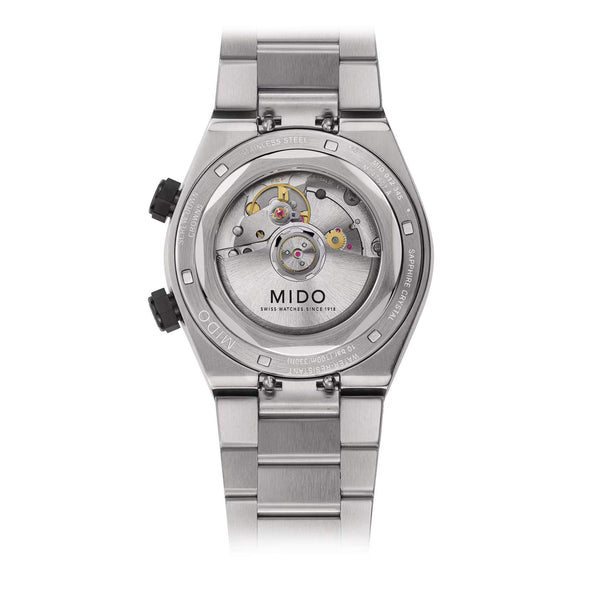 MIDO 美度 MULTIFORT 8 Two Crowns 先鋒系列雙錶冠八角形錶圈機械錶 40mm M0475071105100