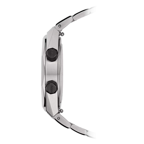 MIDO 美度 MULTIFORT 8 Two Crowns 先鋒系列雙錶冠八角形錶圈機械錶 40mm M0475071105100