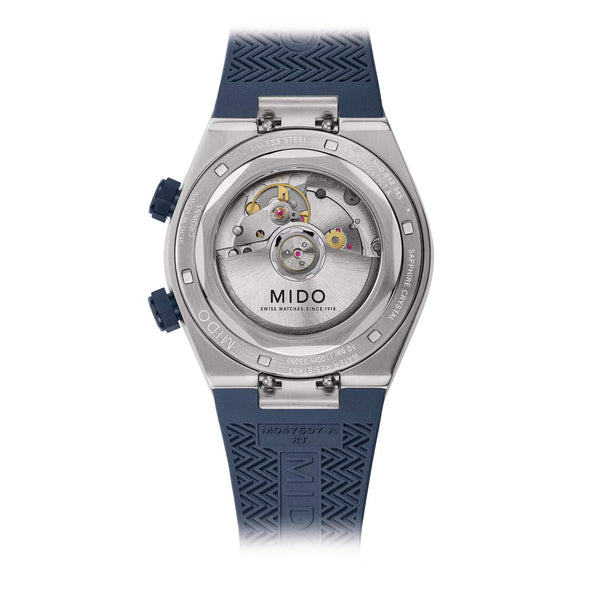 MIDO 美度 MULTIFORT 8 Two Crowns 先鋒系列雙錶冠八角形錶圈機械錶 40mm M0475071704100