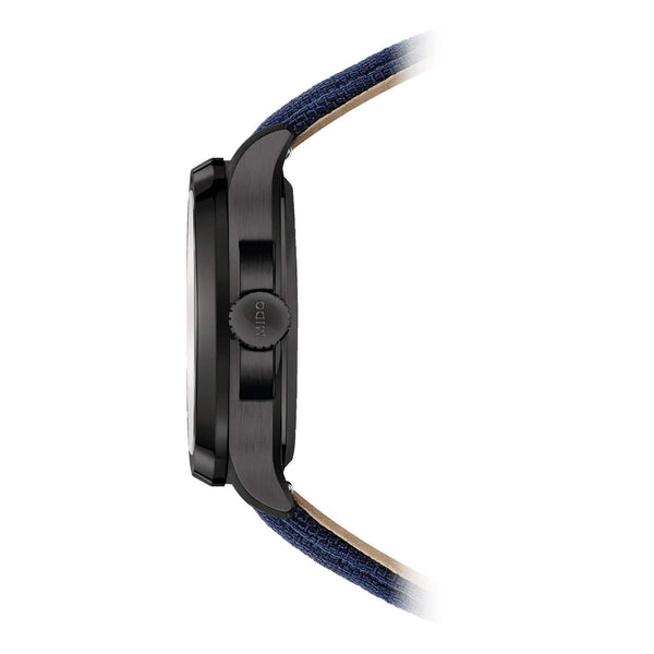 MIDO 美度 MULTIFORT 先鋒系列 TV Big Date 黑色PVD大日期窗腕錶 40mm M0495263704100