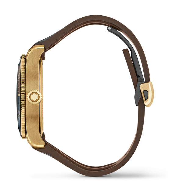 MontBlanc 萬寶龍 Iced Sea 系列300米日期顯示自動潛水青銅腕錶 41mm 133300