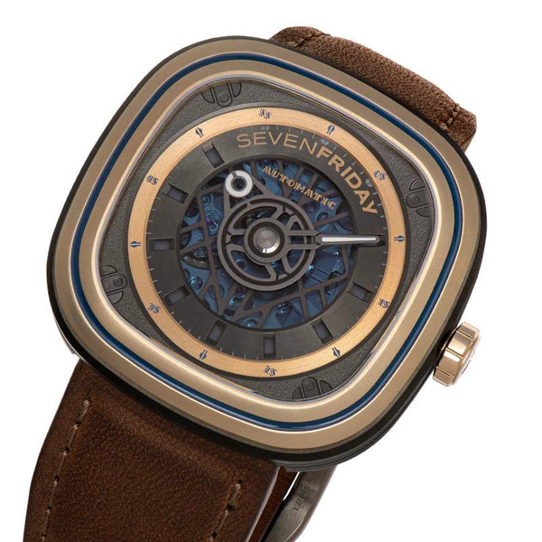 SEVENFRIDAY T系列 T2/04 Art Deco 限時發行版 45mm
