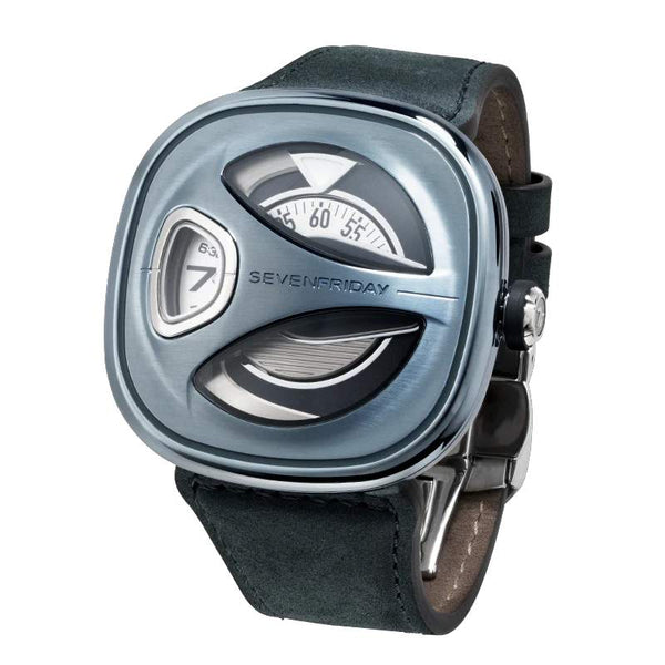SEVENFRIDAY ME系列 ME3/01 青石藍 44mm 最新上市 內建原廠 NFC 晶片