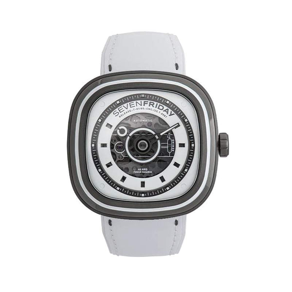 SEVENFRIDAY T系列 T1/05 WHITE T 45 X 45.6mm 全球限量 300 只